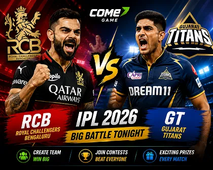 RCB vs GT Fantasy Clash – Smart Winning Guide for Come Game Users